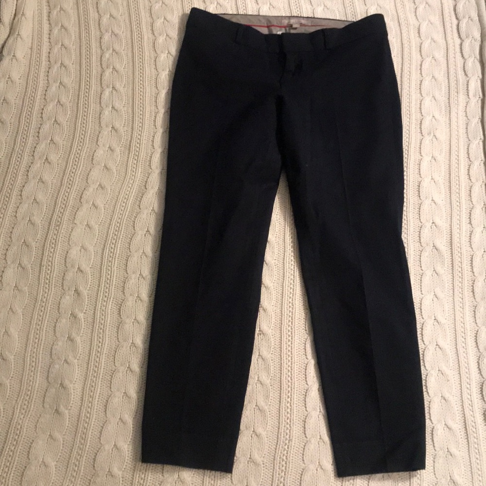 Banana Republic Sloan navy blue tapered pant 4 S